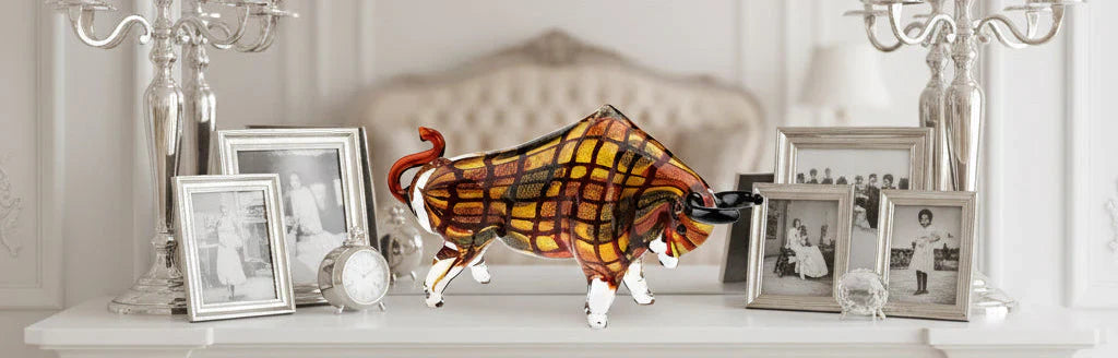 Murano Style Art Glass Wildlife Figurines