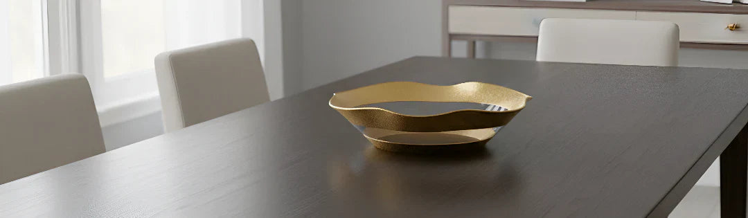 Metallic Accented Serveware