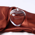 Solid Crystal Apple Paperweight H3.5-SU316
