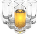 Galaxy  6 Pc Shot or Vodka Glass Set - Mouth Blown Lead Free Crystal 3 oz. - H4-AF511