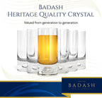 Galaxy  6 Pc Shot or Vodka Glass Set - Mouth Blown Lead Free Crystal 3 oz. - H4-AF511