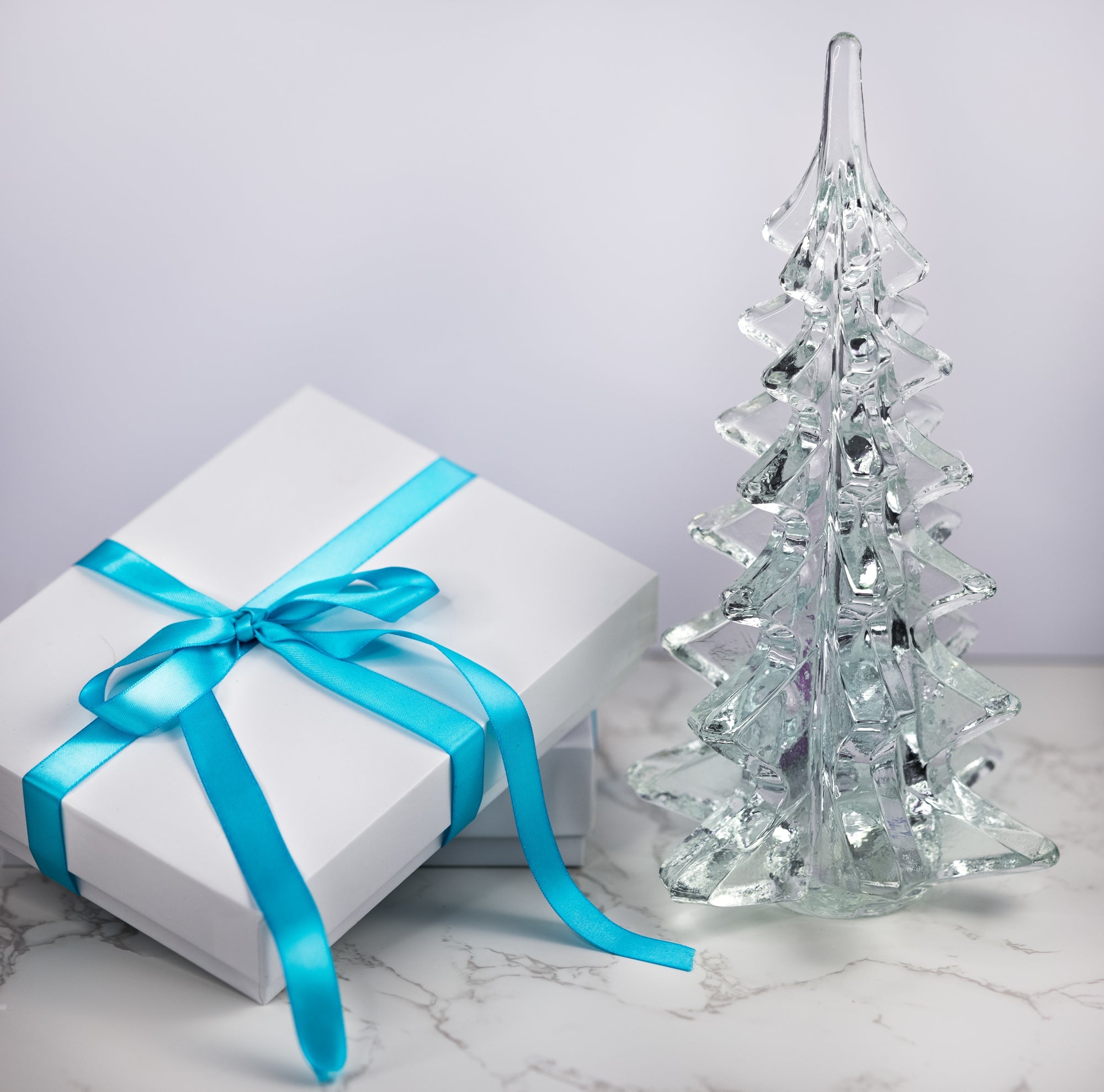 Art Glass 11" Decorative Christmas Tree - GW608