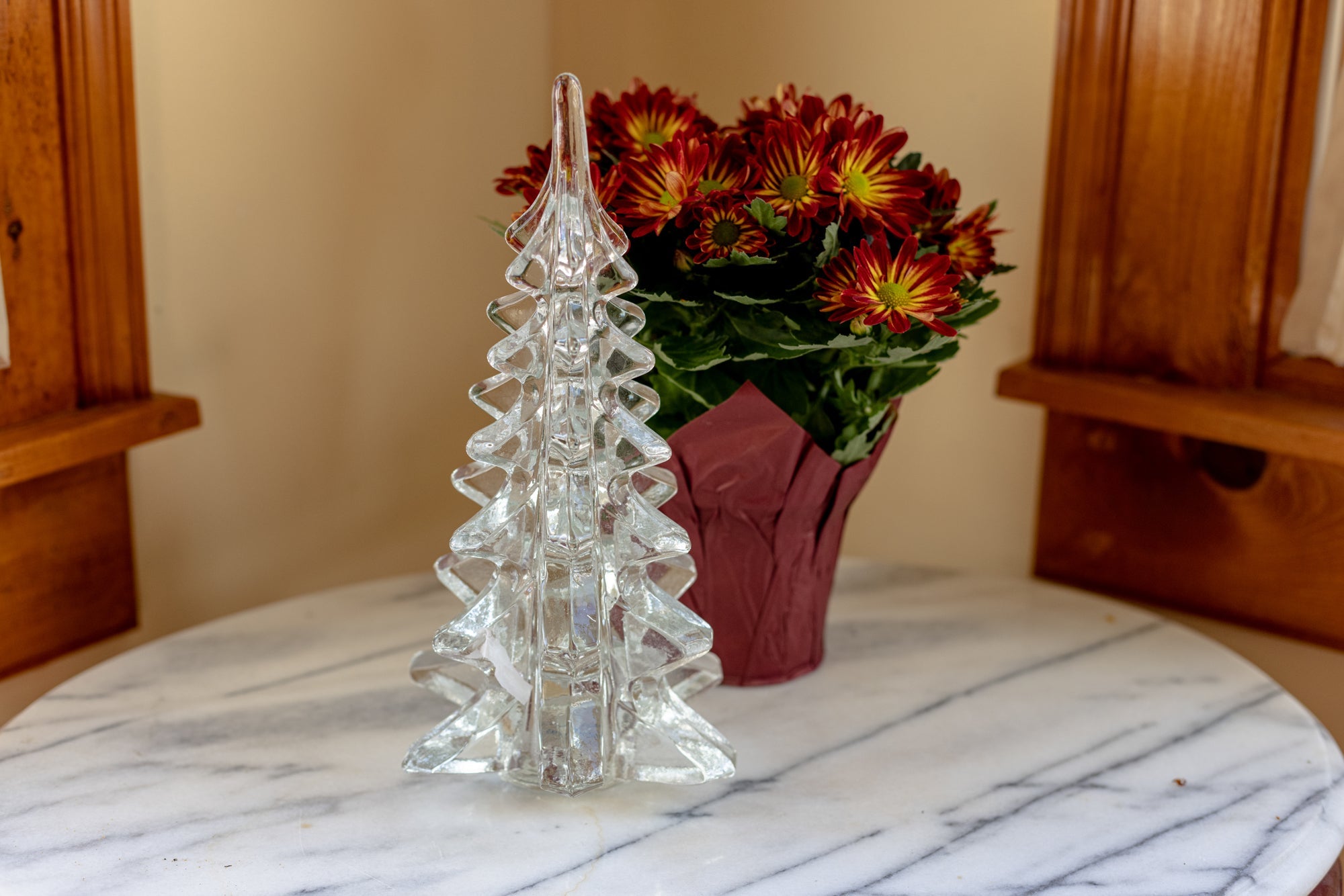 Art Glass 9.25" Christmas Tree - GW598