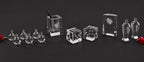 Preston Platinum Handmade Lead Free Crystal Pair of Salt and Pepper Shakers - H4-H192P