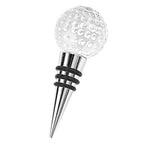 Crystal Golf Ball Bottle Stopper - H-258