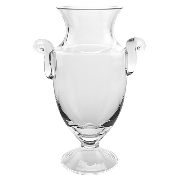 Champion European Mouth Blown Crystal 12" Trophy Vase