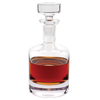 Como European Mouth Blown Lead Free Crystal Decanter 10.5 in 28 oz.