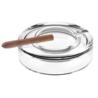 Winston European Mouth Blown Crystal 8" Cigar Ash Tray