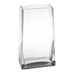 Daydream Rectangle 9" Handmade Glass Vase .