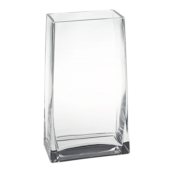 Daydream Rectangle 9" Handmade Glass Vase .