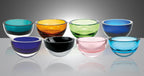 Penelope Midnight Blue Mouth Blown European Lead Free Crystal 6" Bowl-K2007