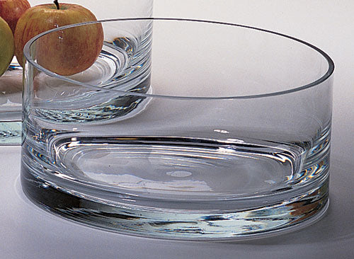 Manhattan European Mouth blown Lead Free Crystal 8" Classic Cylinder Bowl-SL655