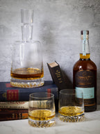 Park Avenue Whiskey Set - European Mouth Blown Lead Free Crystal Park Avenue 5 Pc. -K830