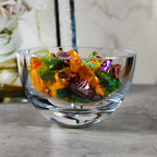 Penelope European Mouth Blown Lead Free Crystal 6 in. Bowl-K855