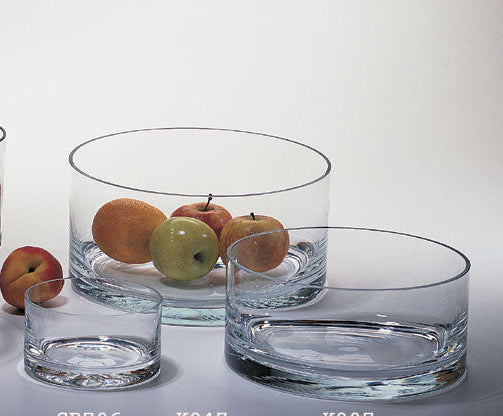 Manhattan European Mouth Blown Lead Free Crystal 10" Bowl-K807