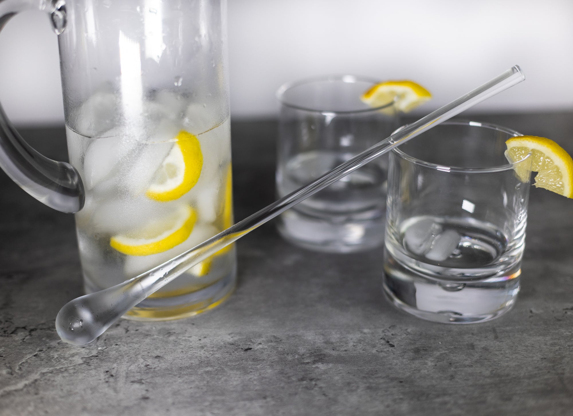 Mouth Blown Lead Free Crystal 12" Martini Stirrer- AF23
