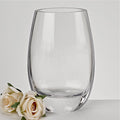 Crescendo European Mouth Blown Oval Thick Walled Vase 7.5- K940