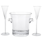 Chelsea Mouth Blown European Champagne or Wine Cooler H9 in.-LH602