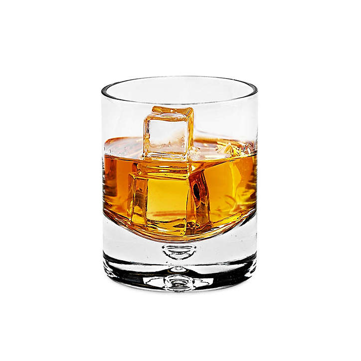 Galaxy 4 pc Set Single Old Fashioned -  Rocks Lead Free Crystal Scotch Glass 5 oz.-SR736
