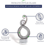 Entangle Murano Style Art Glass Centerpiece H10-GW513