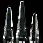 Elegant Hand Crafted Crystal 10" Obelisk-H131