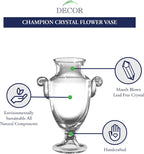 Champion European Mouth Blown Crystal 14" Trophy Vase - K2061