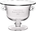 Champion European Mouth Blown Crystal 13" Trophy, Centerpiece, Fruit or Punchbowl- K919