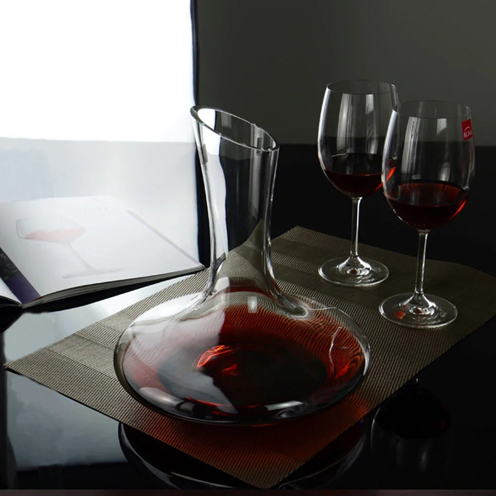Milano Lead Free Crystal Wine Carafe 32 oz.- H9-S438